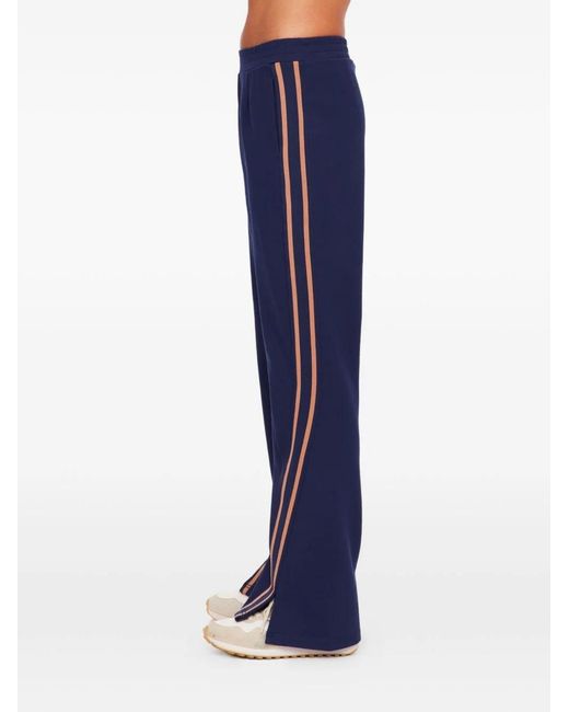 The Upside Blue Toledo Petra Stripe Flared Track Pants