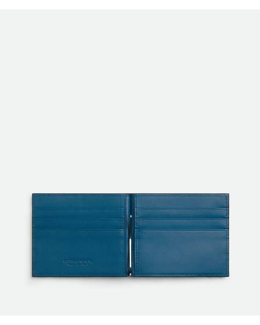Bottega Veneta Black Weave A Pattern Wallet for men