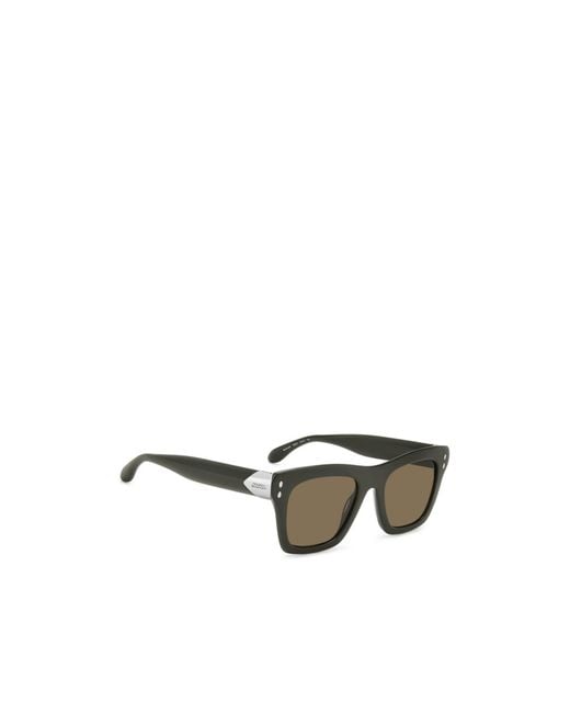 Isabel Marant Green Square Frame Sunglasses