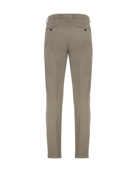 Dondup Gray Ral Chino Trousers for men