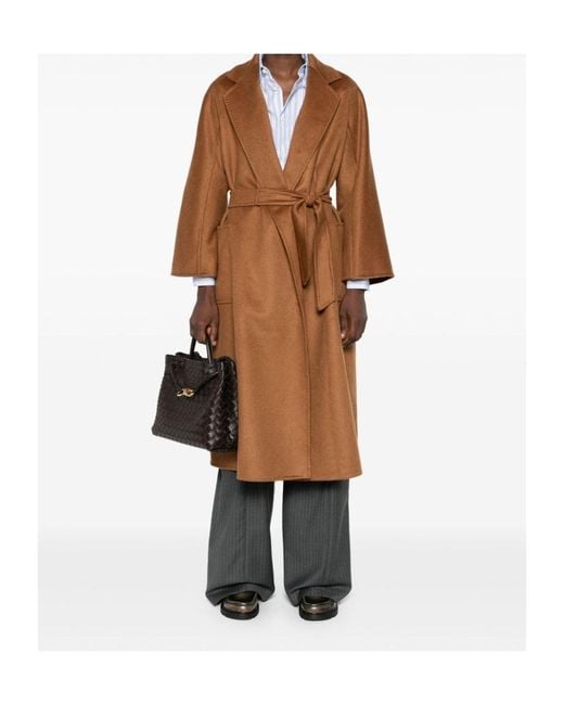 Max Mara Brown Long-Sleeved Coat