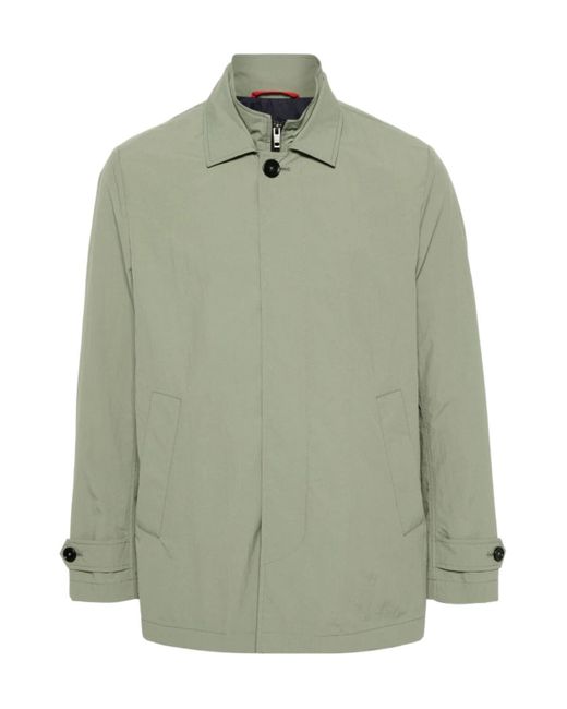 Fay Green Layered-Design Jacket for men