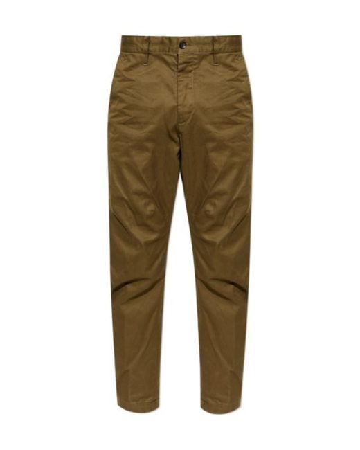 DSquared² Green Straight Leg Pants for men