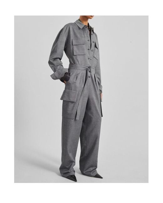 Frankie Shop Gray Linda Jumpsuit