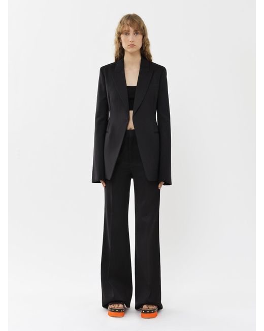 Chloé Black Chloé Single-Breasted Tailored Jacket
