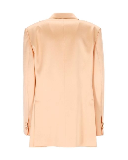 Ermanno Scervino Pink Double-Breasted Blazer
