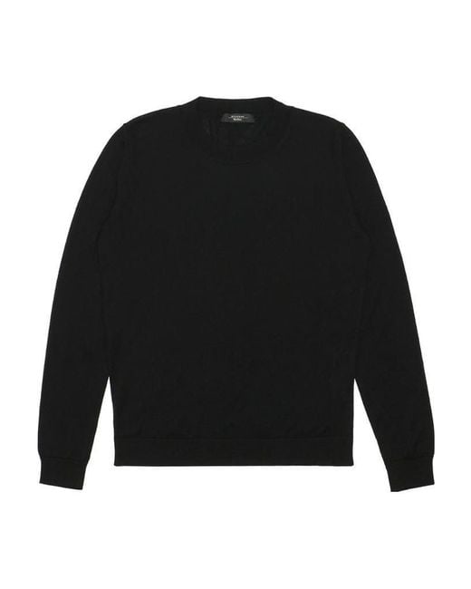 Weekend by Maxmara Black Round-Neck Long-Sleeved Pullover