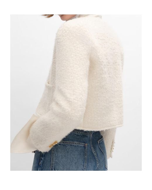 Céline White Icone Jacket