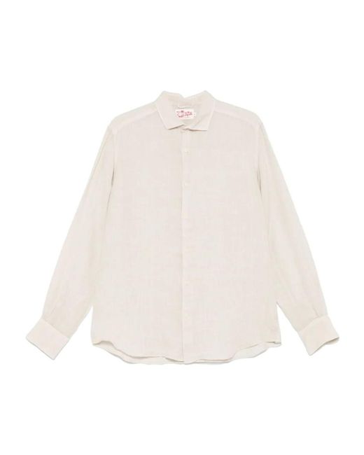 Mc2 Saint Barth Natural Long Sleeve Shirt for men