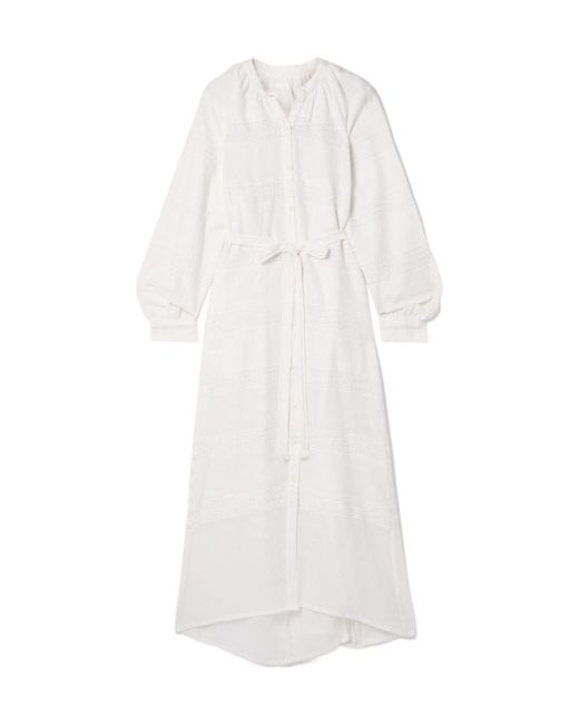 Lemlem White Lightweight Pure Cotton Dress
