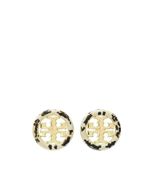 Tory Burch Metallic Miller Painted Earrings