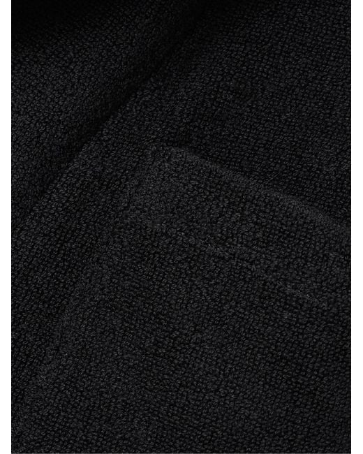 Johanna Ortiz Black Pure Cotton Cropped Shirt