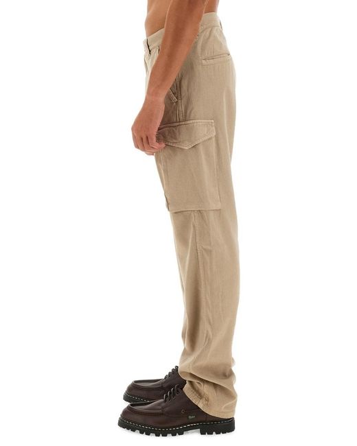 Aspesi Natural Utility Cargo Pants for men