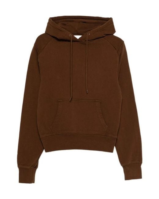 Entire studios Brown Drawstring Kangaroo-Pocket Hoodie for men