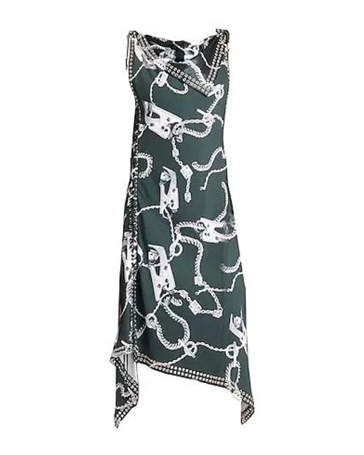 Burberry Green Midi Dresses