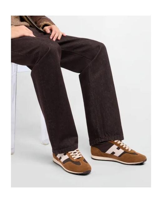 Hogan Brown Sneakers Athletic for men