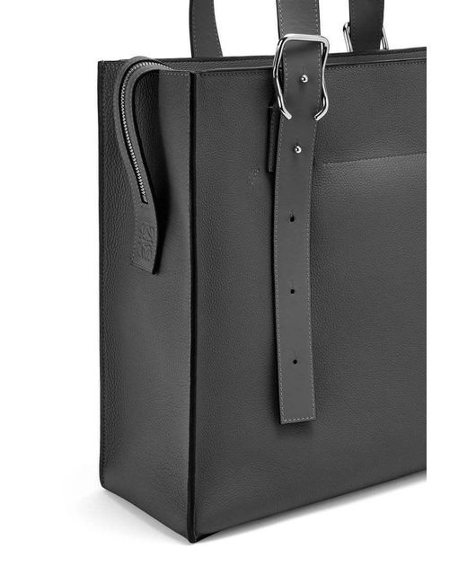 Loewe Black Buckle Zip Tote for men