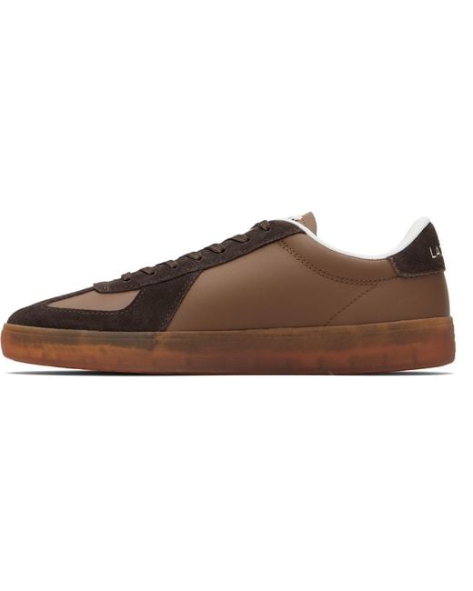 Lacoste Brown Low Top Sneakers for men