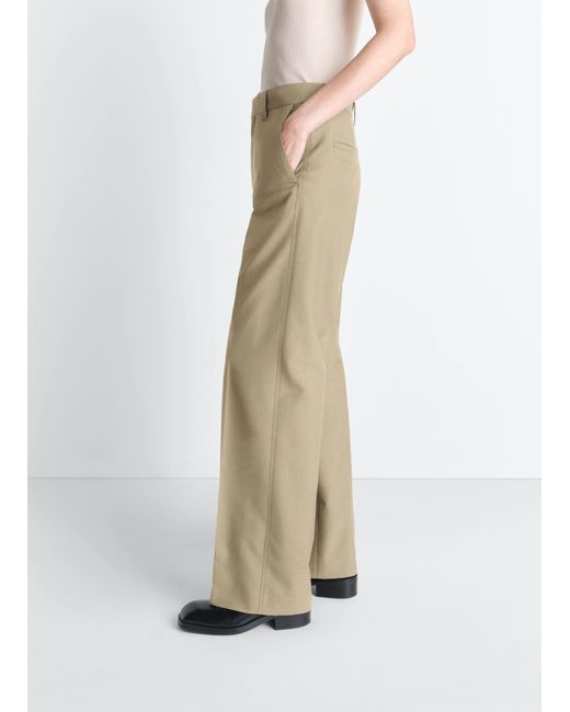 Lemaire Natural Tailored Straight-Leg Pants