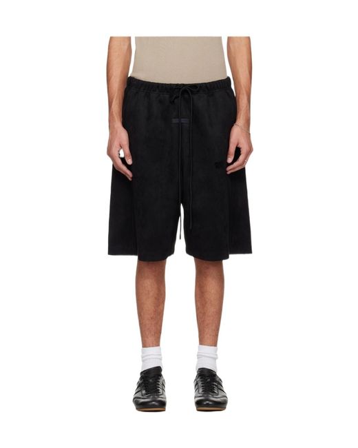 Fear Of God Black Relaxed Short for men