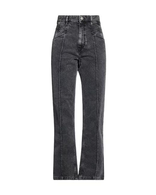 Isabel Marant Gray Denim Trousers