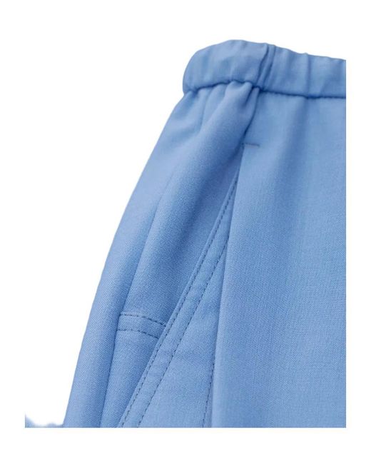 Closed Blue Lace-Up Casual Pants