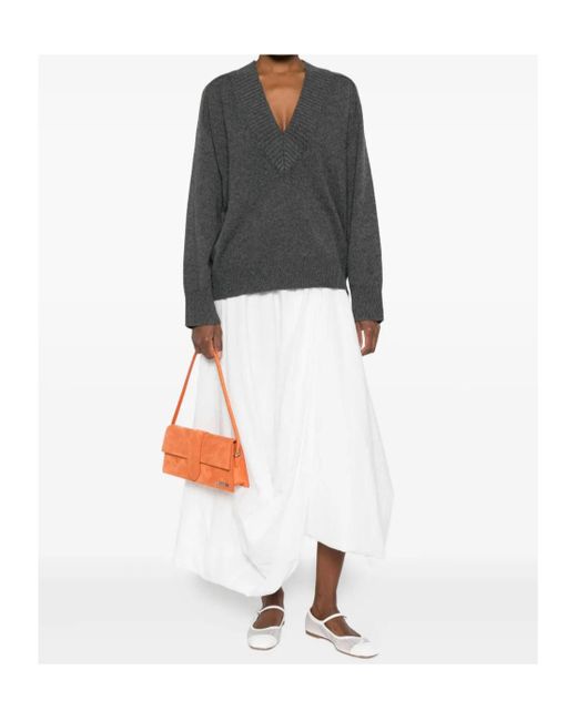 Loulou de Saison Black V-Neck Sweater