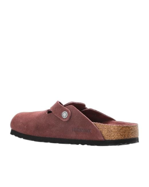 Birkenstock Brown Boston Buckle-Fastening Mules for men