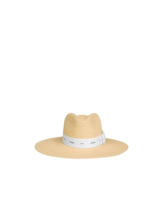 Céline White Panama Hat