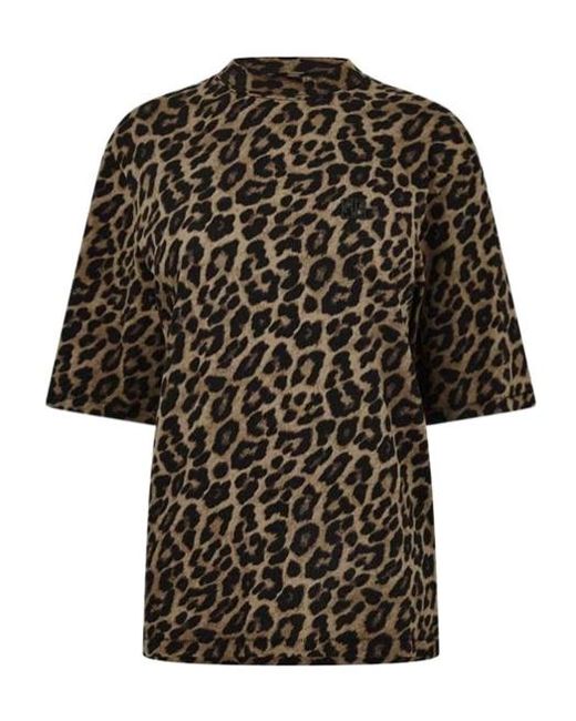 Anine Bing Black Print T-Shirt