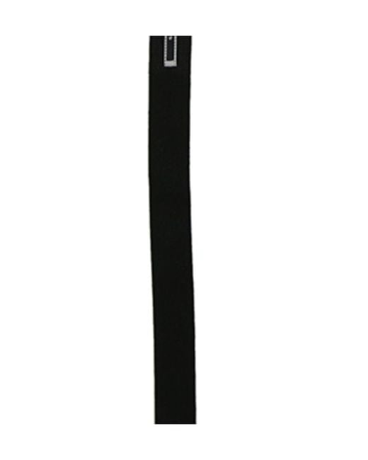 Rick Owens White Logo Keychain for men