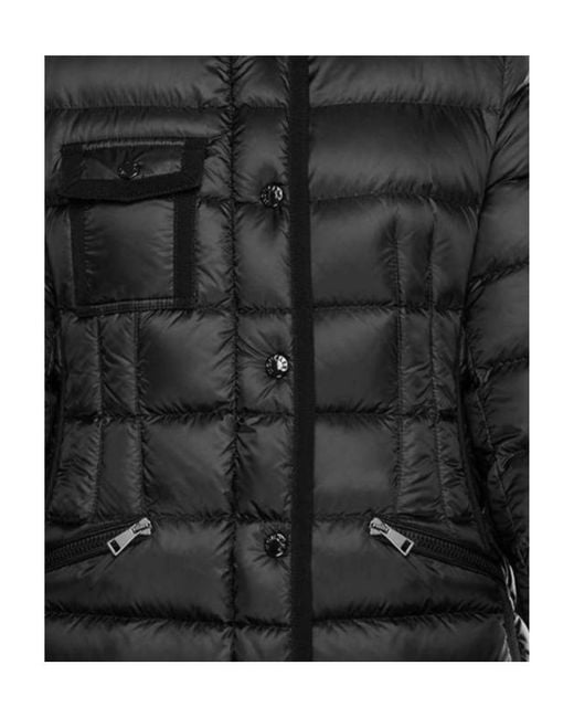 Moncler Black Hooded Down Jacket