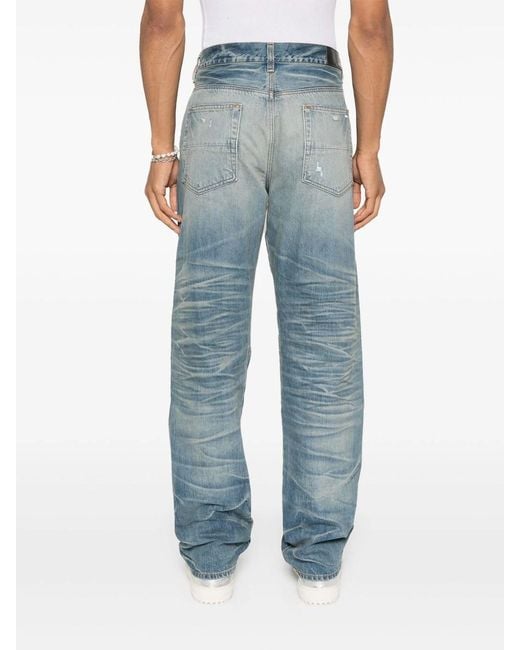 Amiri Blue Belt Loop Jeans for men