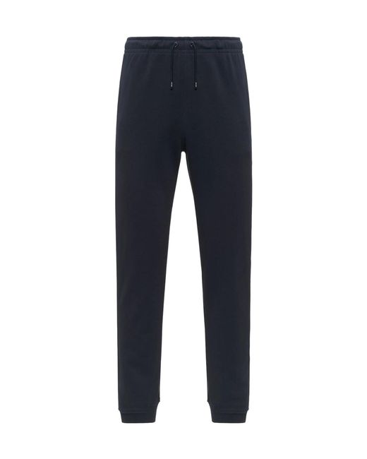 K-Way Blue Drawstring Cuffed Joggers for men