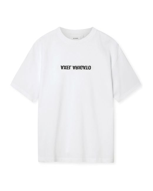 Axel Arigato White Distort T-Shirt for men