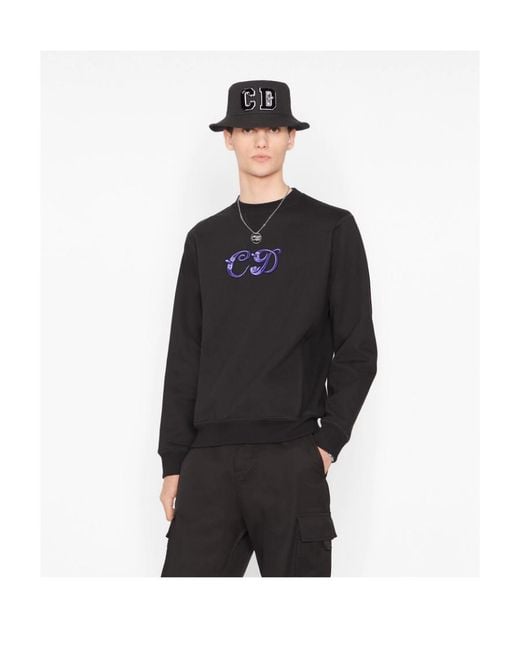 Dior Black Logo Sweater for men
