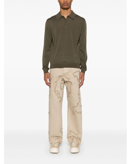 sunflower Natural Logo-Patch Jeans for men
