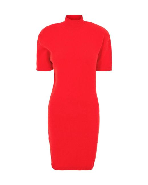Jacquemus Red Short Sleeve Dress