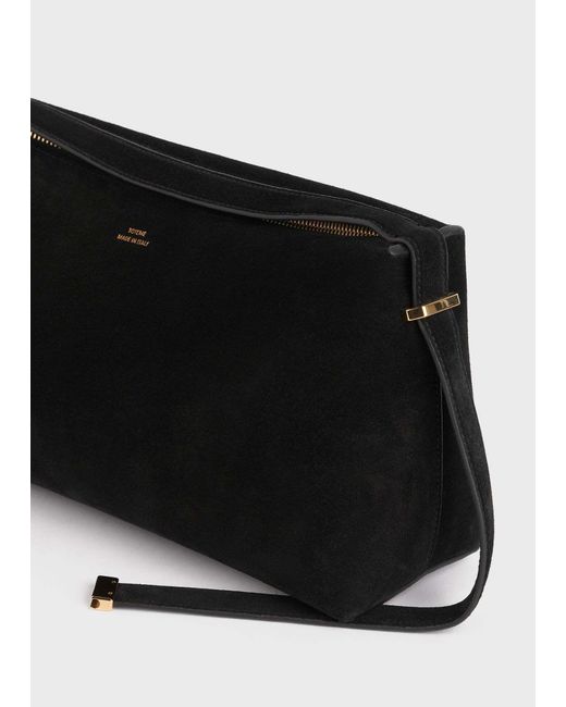 Totême  Black Zipper Clutch