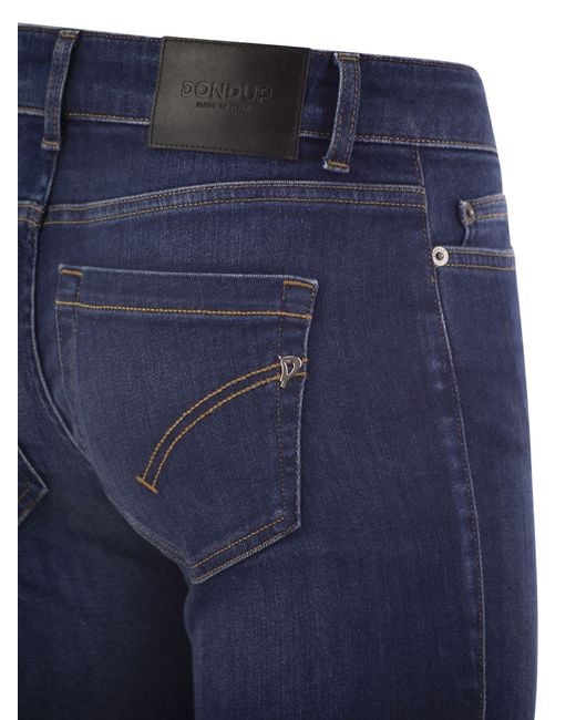Dondup Blue Monroe Skinny Jeans