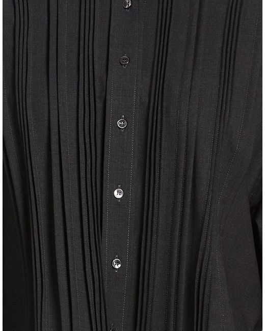 Brunello Cucinelli Black Solid Colour Shirts
