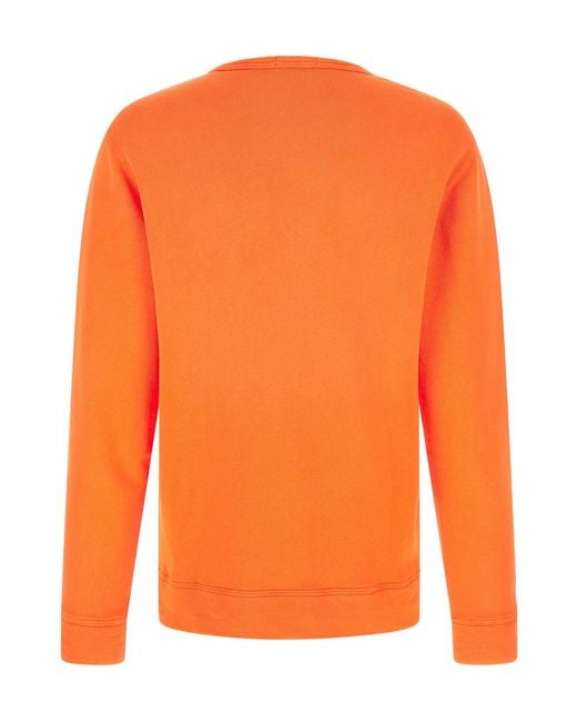 Polo Ralph Lauren Orange Loopback Crewneck Sweatshirt for men