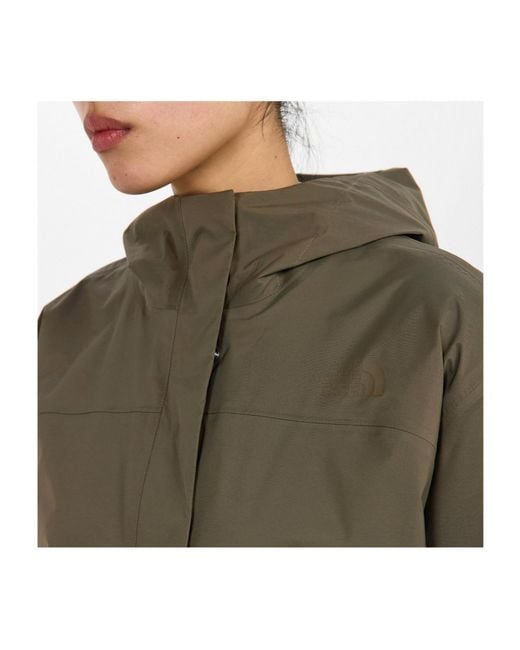 The North Face Green Solid Color Jacket
