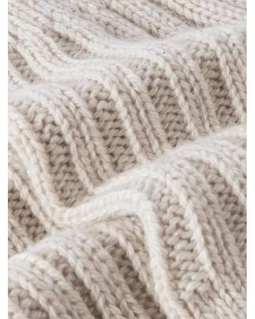 The Elder Statesman Gray Yosemite Ribbed Cashmere Socks