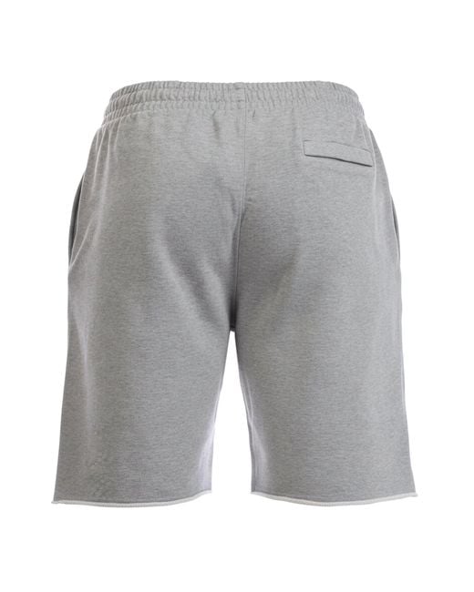Off-White c/o Virgil Abloh Gray Elastic Waist Versatile Shorts for men