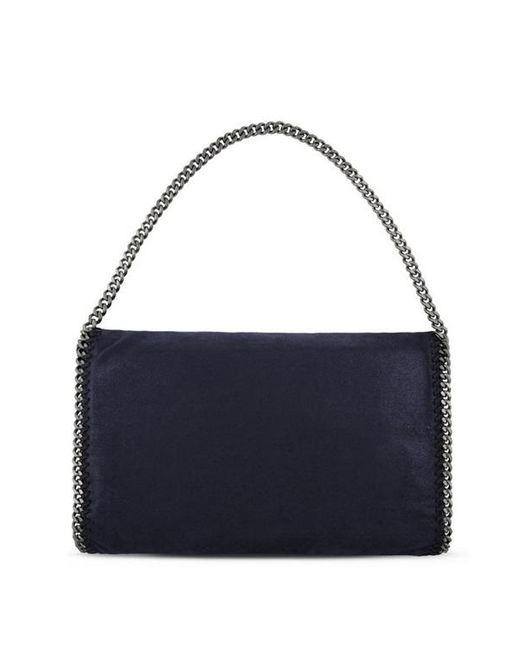 Stella McCartney Blue Falabella Fold Over Tote Bag