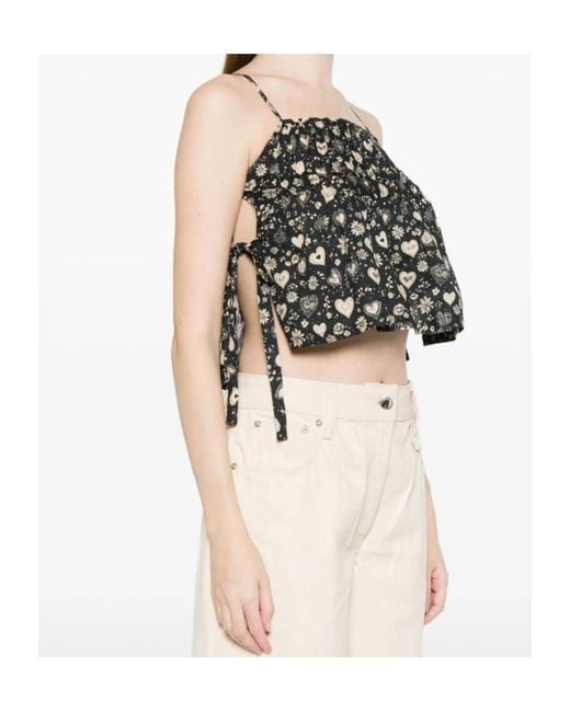 R13 Black Printed Vest
