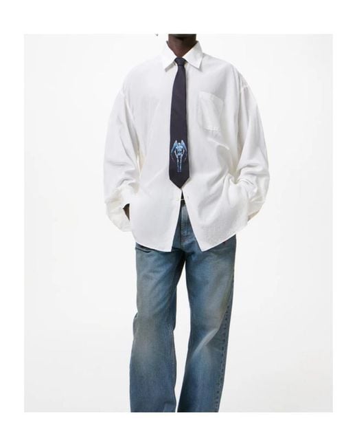 Our Legacy White Borrowed Shirt for men