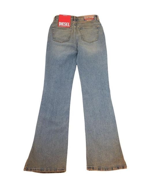 DIESEL Gray Belt Loop Jeans