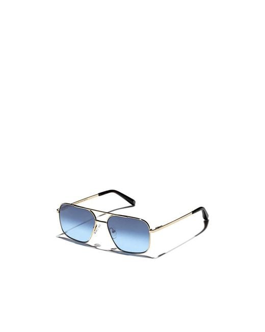 Moscot Blue Framed Sunglasses for men